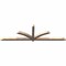 Ekena Millwork Redmond Smooth Timber Gable Bracket, Douglas Fir, 108"W x 31 1/2"H x 3 1/2"D x 3 1/2"F, 7/12 Pitch GBW108X31X0404RED00SDF - alternate 2